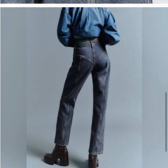 NWT The Seamed Straight Jeans New SIZE EUR 44 (USA) 12 - Picture 13 of 15